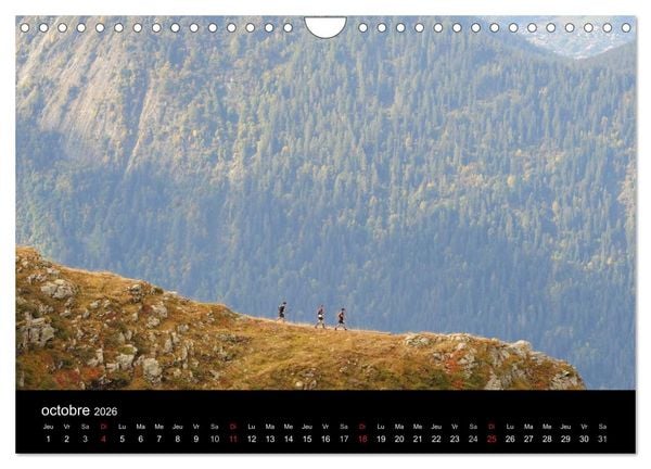 Produktbild: Trail Running De l'Envie &agrave; la Passion (Calendrier mural 2026 DIN A4 vertical), CALVENDO calendrier mensuel