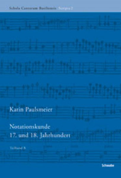Produktbild: Notationskunde 17. und 18. Jahrhundert