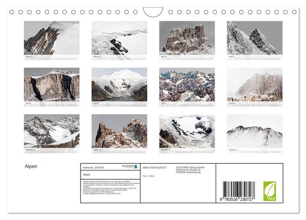 Produktbild: Alpen (Wandkalender 2026 DIN A4 quer), CALVENDO Monatskalender