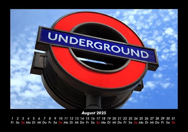 Produktbild: London 2025 Fotokalender DIN A3