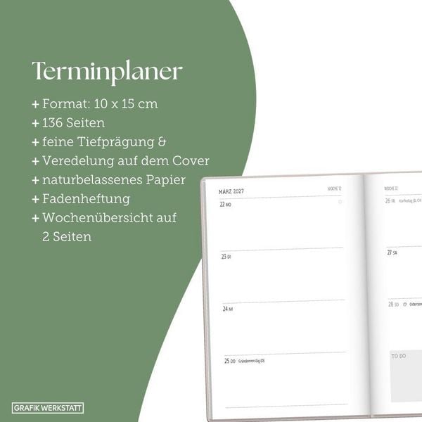 Produktbild: Terminplaner Letterart 2027 Big Plans