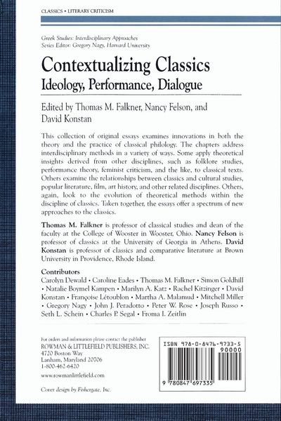 Produktbild: Contextualizing Classics
