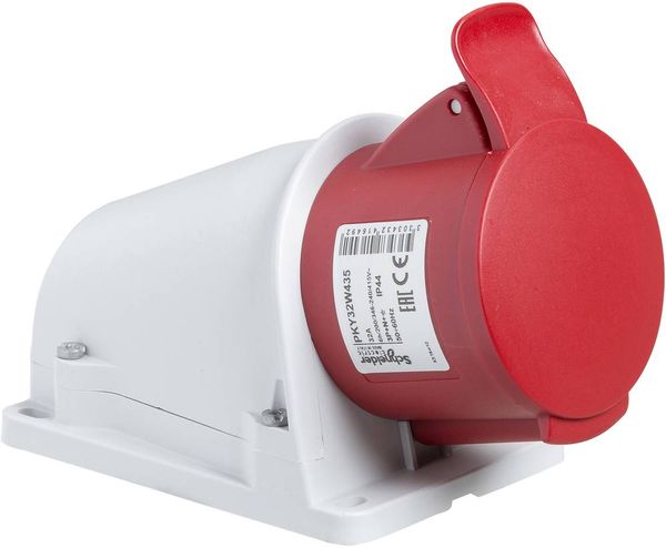 Produktbild: Schneider Electric PKY16W435 PKY16W435 CEE Wandsteckdose 16A 415V 1St.