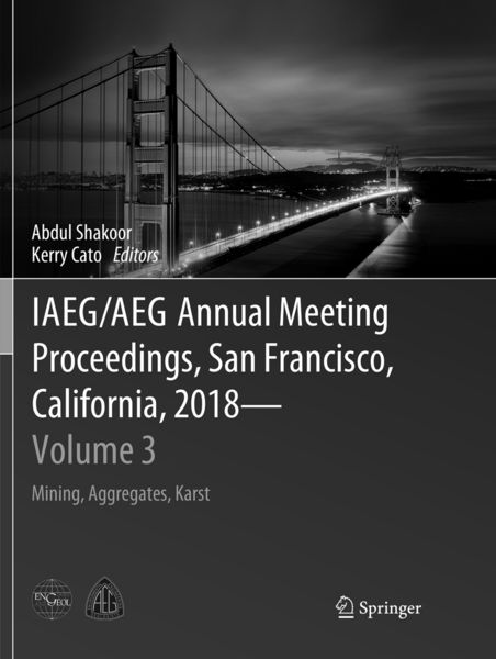 Produktbild: IAEG/AEG Annual Meeting Proceedings, San Francisco, California, 2018 - Volume 3