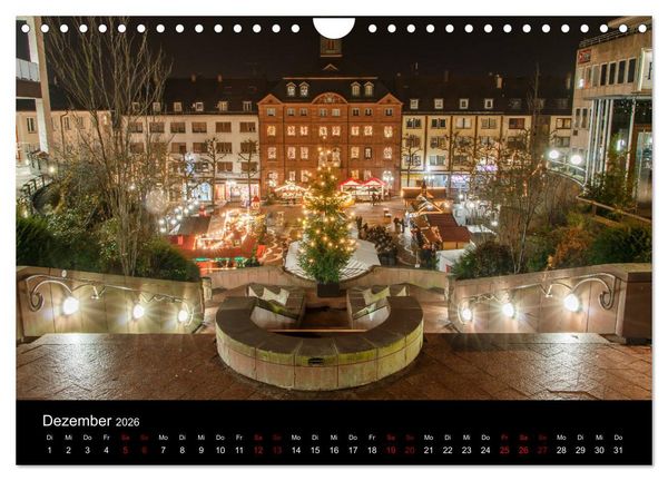Produktbild: Pirmasens bei Nacht (Wandkalender 2026 DIN A4 quer), CALVENDO Monatskalender