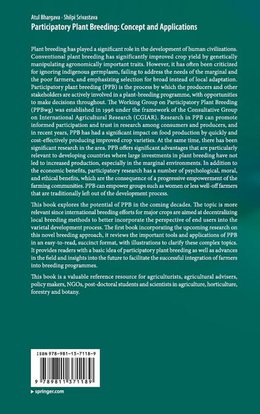 Produktbild: Participatory Plant Breeding: Concept and Applications