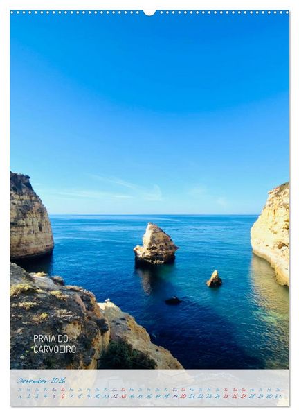 Produktbild: Algarve Traumhaft & farbenfroh (Wandkalender 2026 DIN A2 hoch), CALVENDO Monatskalender