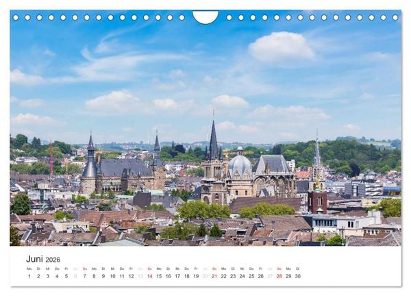 Produktbild: Aachener Dom - Weltkulturdenkmal (Wandkalender 2026 DIN A4 quer), CALVENDO Monatskalender