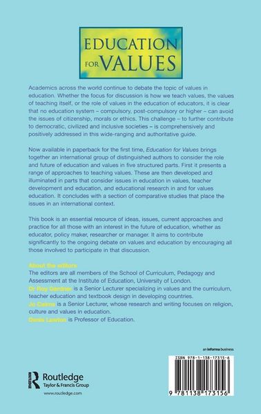 Produktbild: Education for Values