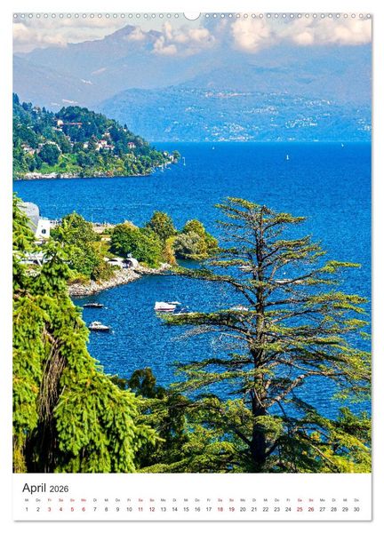Produktbild: Lago Maggiore - Atemberaubende Landschaften (Wandkalender 2026 DIN A2 hoch), CALVENDO Monatskalender