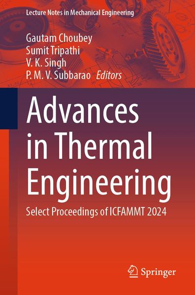 Produktbild: Advances in Thermal Engineering