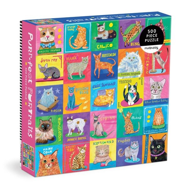 Produktbild: Purr-fect Portraits 500 Piece Family Puzzle