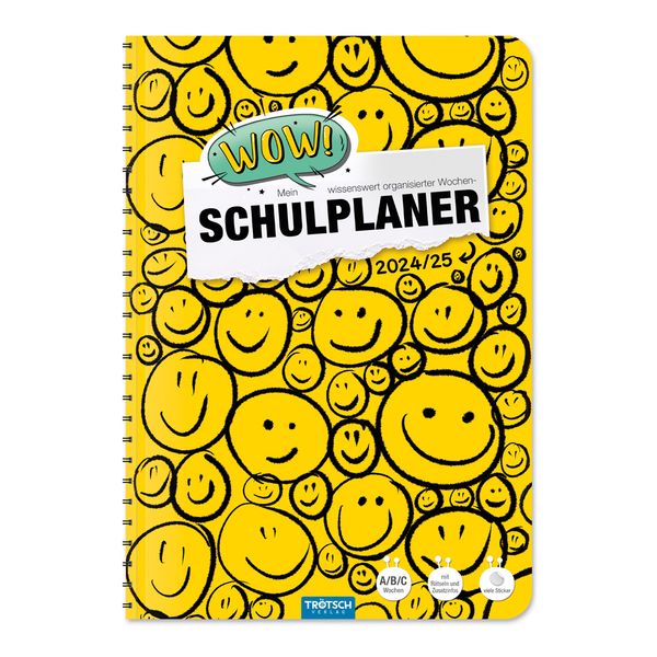 Trötsch Schulplaner WOW Smile 24/25