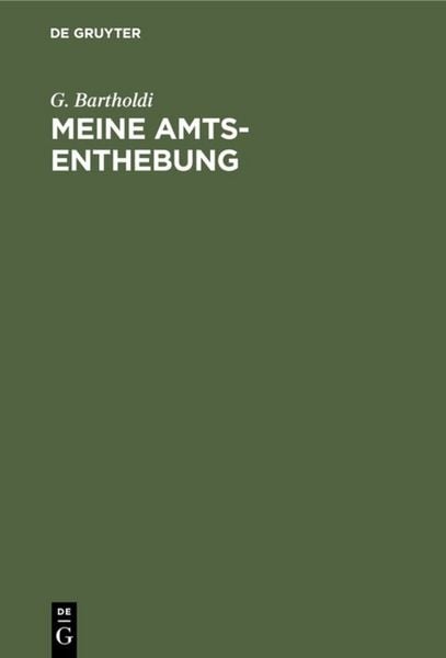Produktbild: Meine Amts-Enthebung