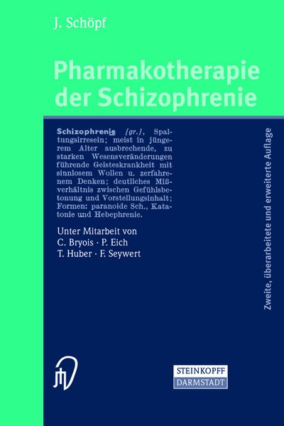 Produktbild: Pharmakotherapie der Schizophrenie