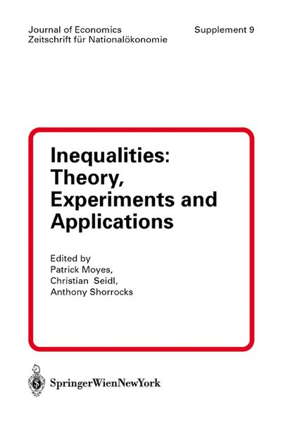Produktbild: Inequalities: Theory, Experiments and Applications