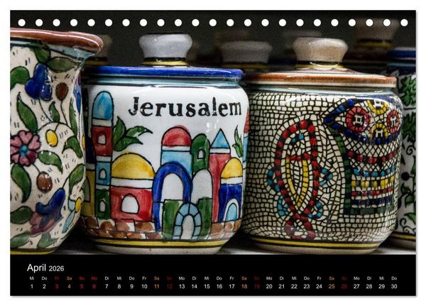 Produktbild: Israel - Heiliges Land (Tischkalender 2026 DIN A5 quer), CALVENDO Monatskalender