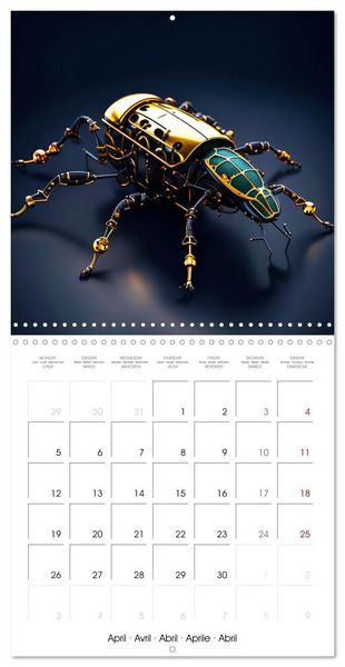 Produktbild: Mechanical Insects (Wall Calendar 2027 12 &times; 12 Inch) CALVENDO 12 Month Wall Calendar