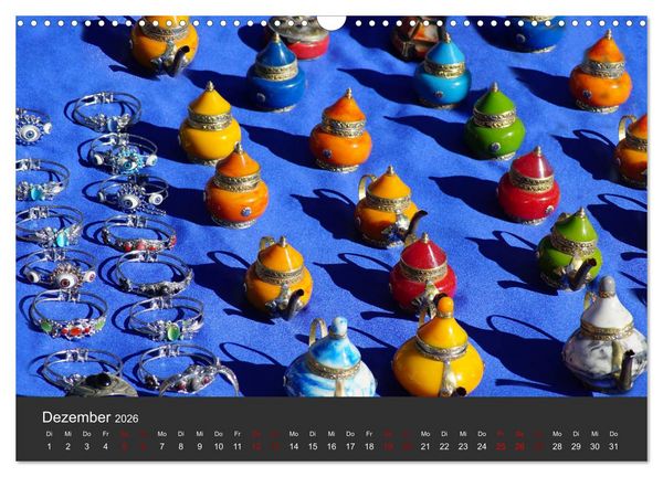 Produktbild: Marokko im Farbenrausch (Wandkalender 2026 DIN A3 quer), CALVENDO Monatskalender