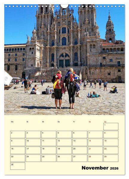 Produktbild: Buen Camino - Mein Jakobsweg - Camino Franc&eacute;s (Wandkalender 2026 DIN A3 hoch), CALVENDO Monatskalender