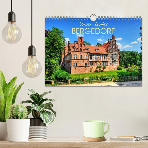 Produktbild: Unser buntes Bergedorf (Wandkalender 2026 DIN A4 quer), CALVENDO Monatskalender