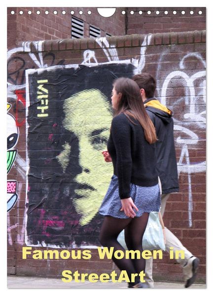 Produktbild: Famous Women in StreetArt (Wandkalender 2026 DIN A4 hoch), CALVENDO Monatskalender