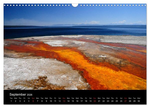 Produktbild: The Yellowstone National Park (Wall Calendar 2026 DIN A3 landscape), CALVENDO 12 Month Wall Calendar