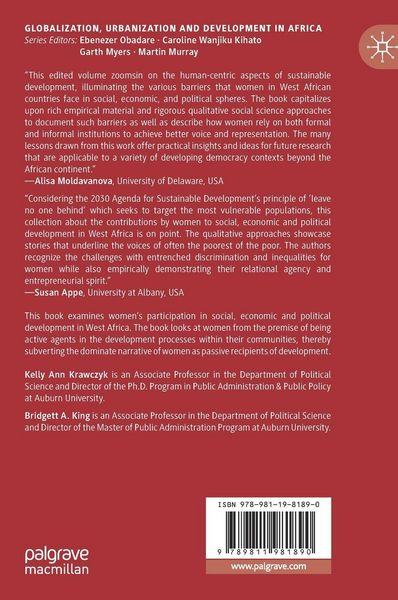 Produktbild: Women&rsquo;s Contributions to Development in West Africa