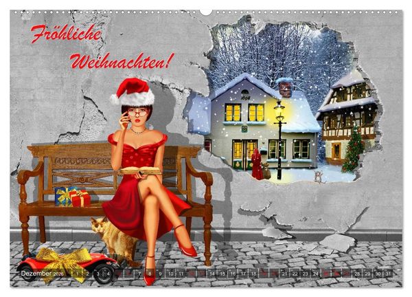 Produktbild: Street-Art in Digital-Art by Mausopardia (hochwertiger Premium Wandkalender 2026 DIN A2 quer), Kunstdruck in Hochglanz