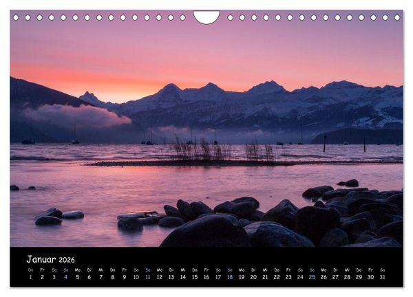 Produktbild: Stimmungsvolle Bilder vom Thunersee (Wandkalender 2026 DIN A4 quer), CALVENDO Monatskalender