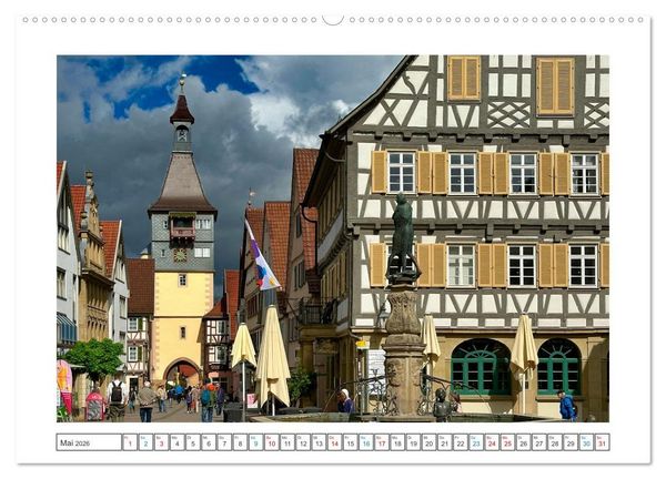 Produktbild: Stuttgart und seine Region (Wandkalender 2026 DIN A2 quer), CALVENDO Monatskalender