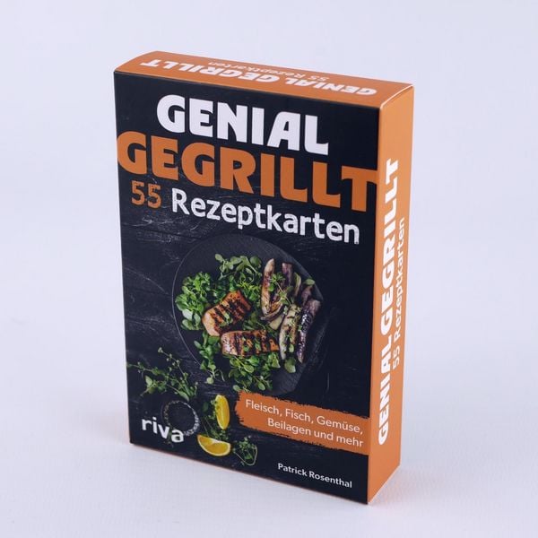 Produktbild: Genial gegrillt &ndash; 55 Rezeptkarten