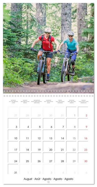 Produktbild: Mountain biking: Up hill and down dale (Wall Calendar 2026 12 &times; 12 Inch) CALVENDO 12 Month Wall Calendar