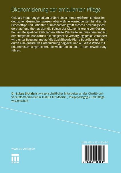 Produktbild: &Ouml;konomisierung der ambulanten Pflege