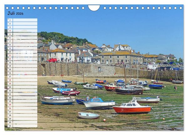 Produktbild: Cornwall. Terminkalender (Wandkalender 2026 DIN A4 quer), CALVENDO Monatskalender