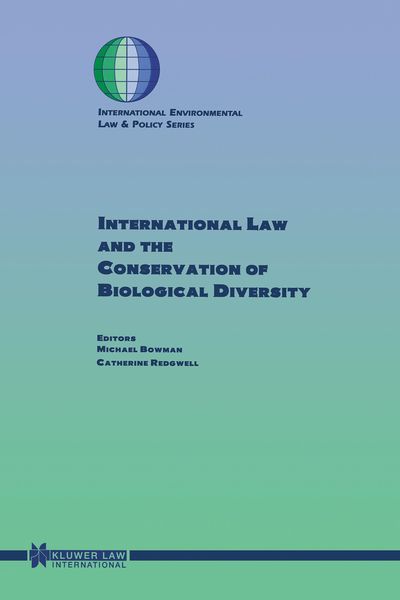 Produktbild: International Law and the Conservation of Biological Diversity
