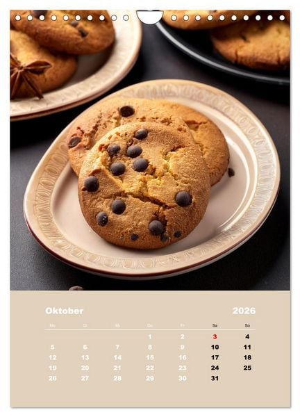 Produktbild: S&uuml;&szlig;e Vielfalt &ndash; Monat f&uuml;r Monat (Wandkalender 2026 DIN A4 hoch), CALVENDO Monatskalender
