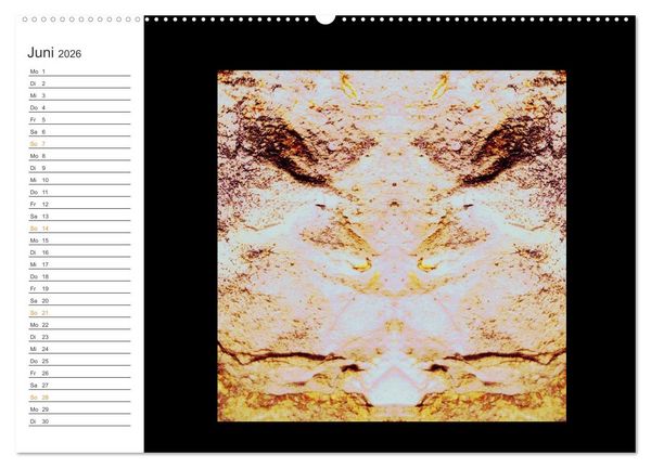 Produktbild: LiTH-Os Antlitze des Sandsteins von ID AD Art Gabi Zapf (Wandkalender 2026 DIN A2 quer), CALVENDO Monatskalender