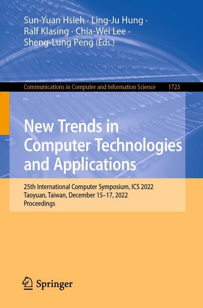 Produktbild: New Trends in Computer Technologies and Applications