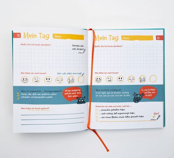 Produktbild: Das 6-Minuten-Tagebuch f&uuml;r Kinder (petrol) (Buch)