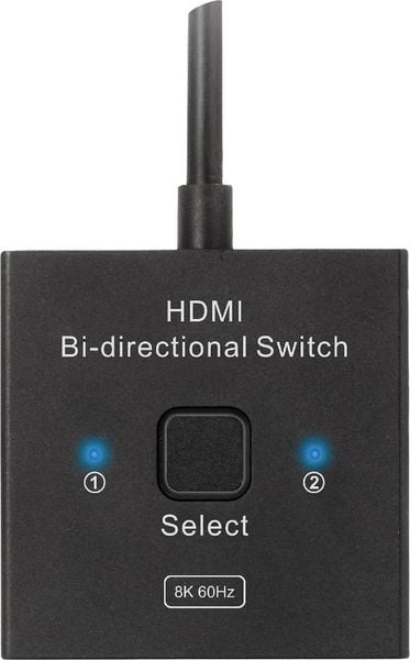 Produktbild: Club3D HDMI Switch 2-in-1 bidirektional 2 Port HDMI-Switch 7680 x 4320 Pixel