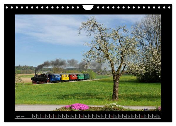 Produktbild: Eisenbahndampfromantik (Wandkalender 2026 DIN A4 quer), CALVENDO Monatskalender