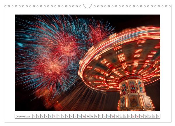 Produktbild: Farbst&uuml;rme der Nacht (Wandkalender 2026 DIN A3 quer), CALVENDO Monatskalender