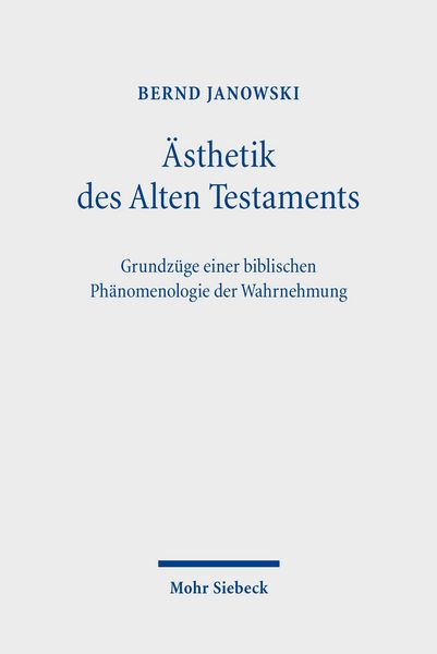 Produktbild: &Auml;sthetik des Alten Testaments