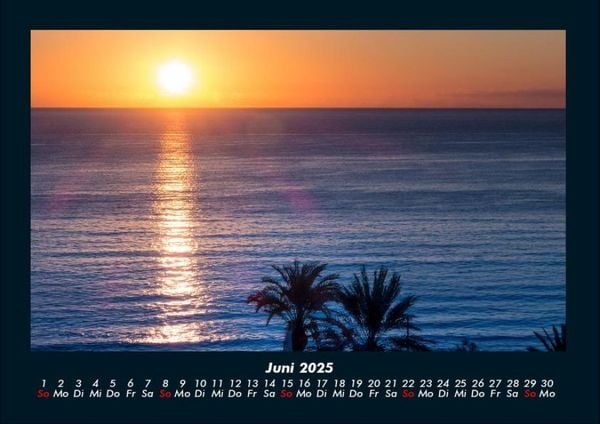 Produktbild: Sonnenunterg&auml;nge 2025 Fotokalender DIN A4