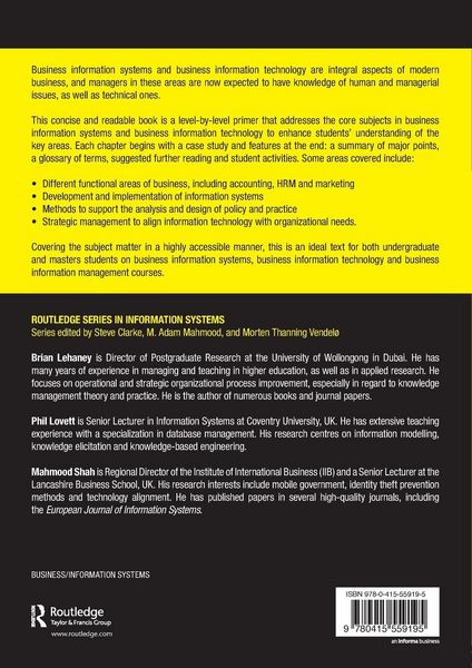 Produktbild: Business Information Systems and Technology