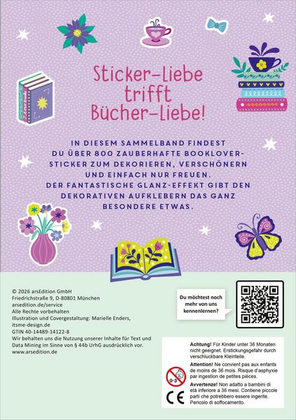 Produktbild: I Love Books &ndash; Sticker-Liebe