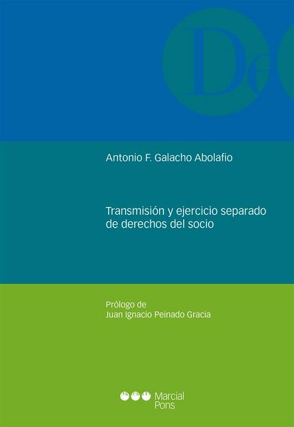 Produktbild: Transmisi&oacute;n y ejercicio separado de derecho del socio