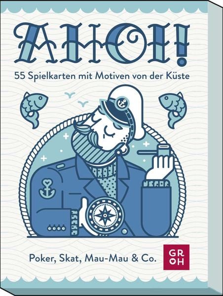 Produktbild: Ahoi! 55 Spielkarten mit Motiven von der K&uuml;ste