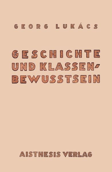 Produktbild: Geschichte und Klassenbewu&szlig;tsein